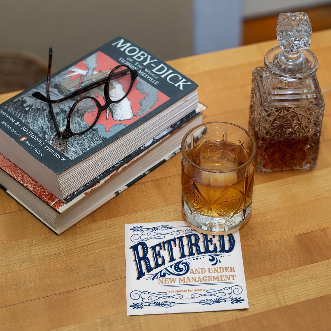30 Pk, "Retired - Under New Mgmt" Paper Cocktail Party Napkins