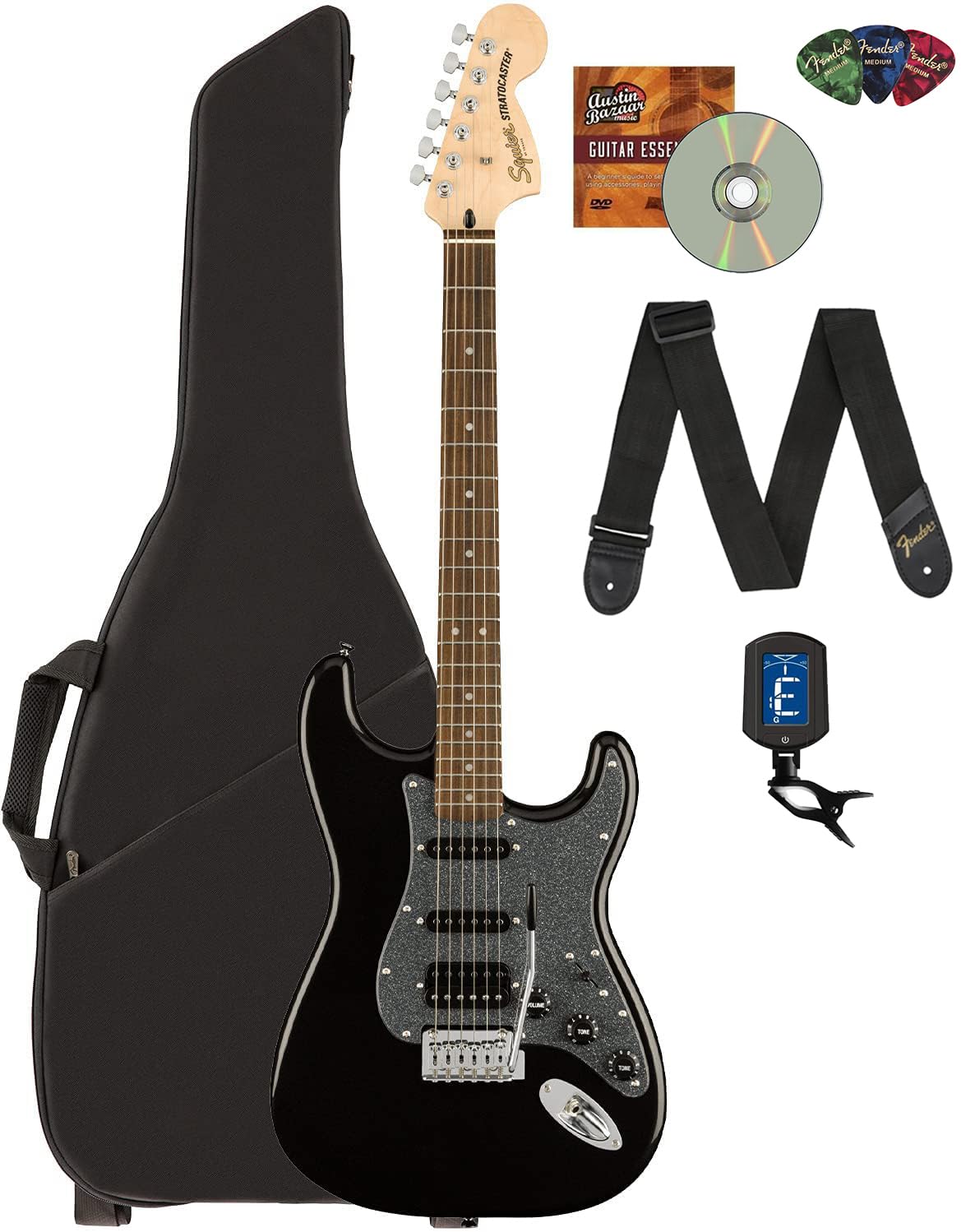 ギター Squier Affinity Stratocaster Amazon.com: Squier by Fender Affinity Stratocaster Jr. HSS