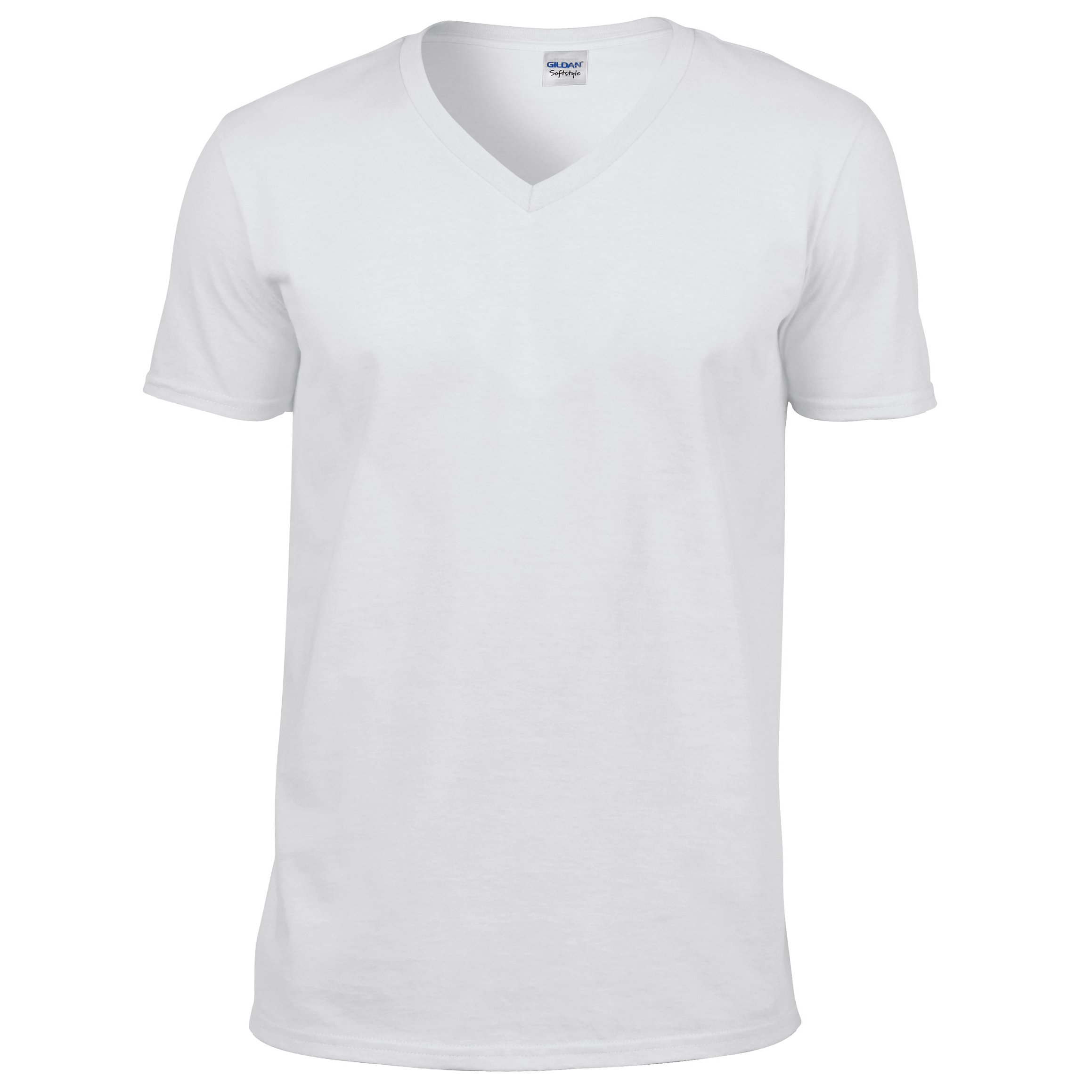 Men's Soft Style V-Neck T Shirt T - Shirt (Pack of 1)