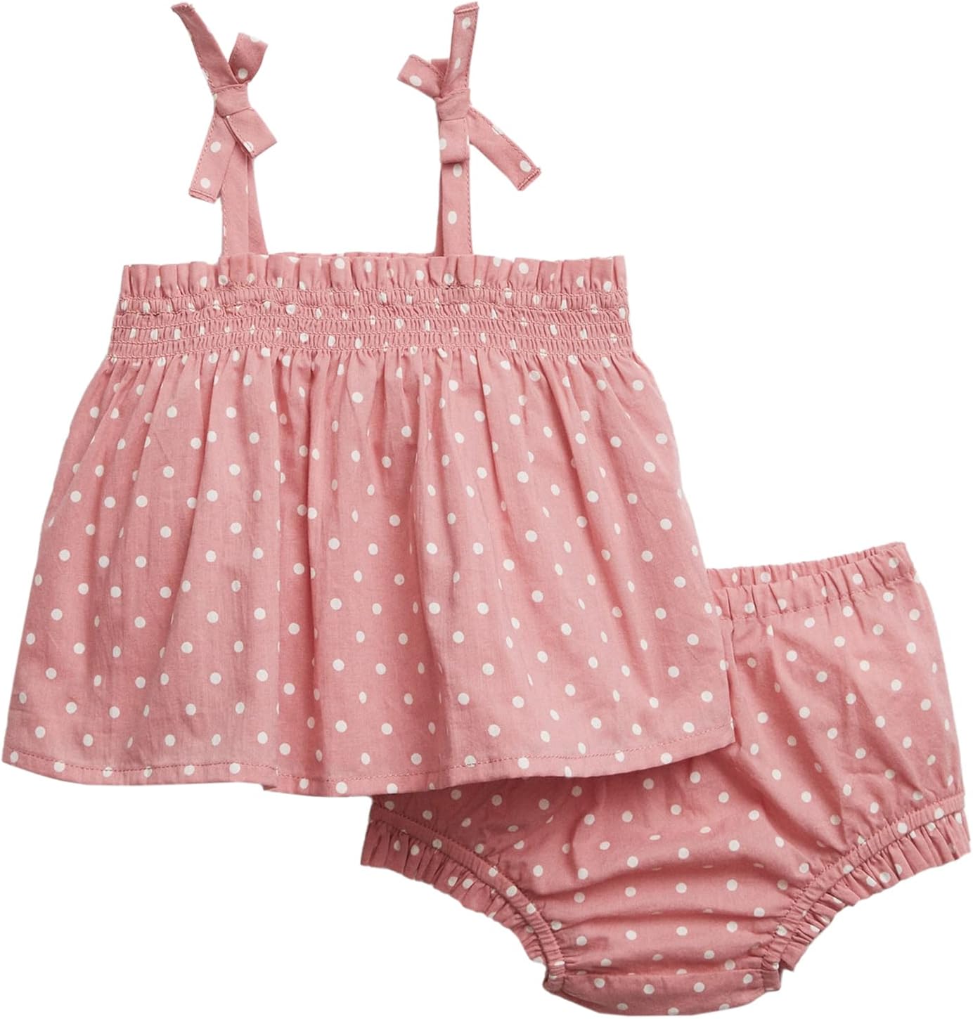 GAP Baby Girls' Woven Bubble Short Set