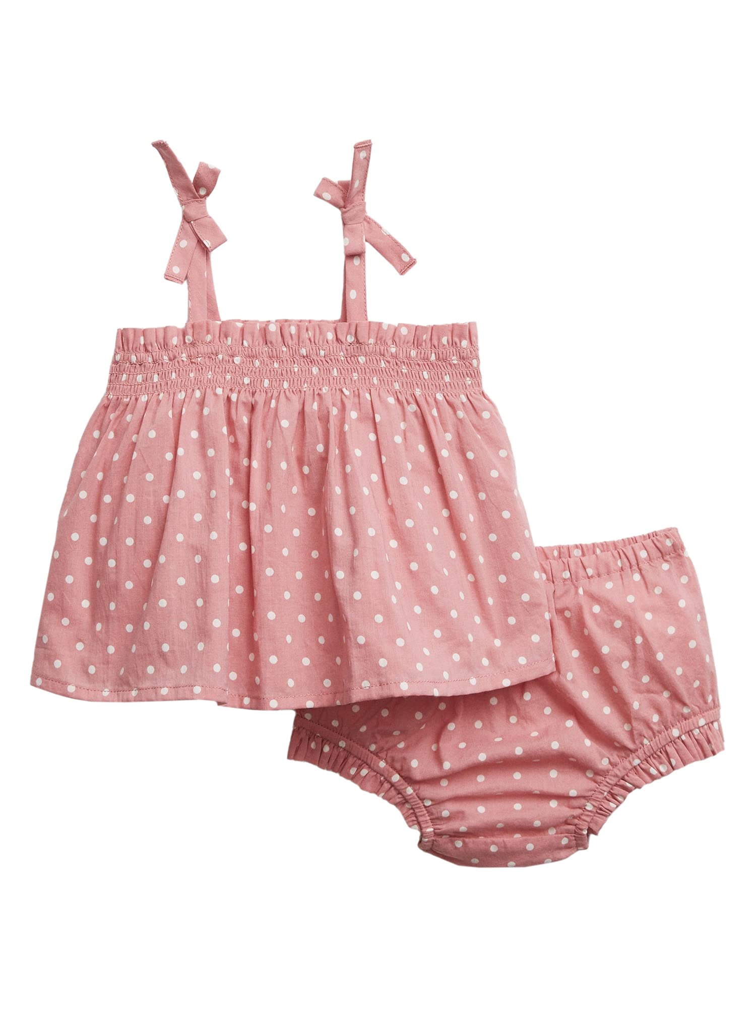 GAP Unisex Baby Woven Bubble Short Set POTPOURRI PINK 0-3M