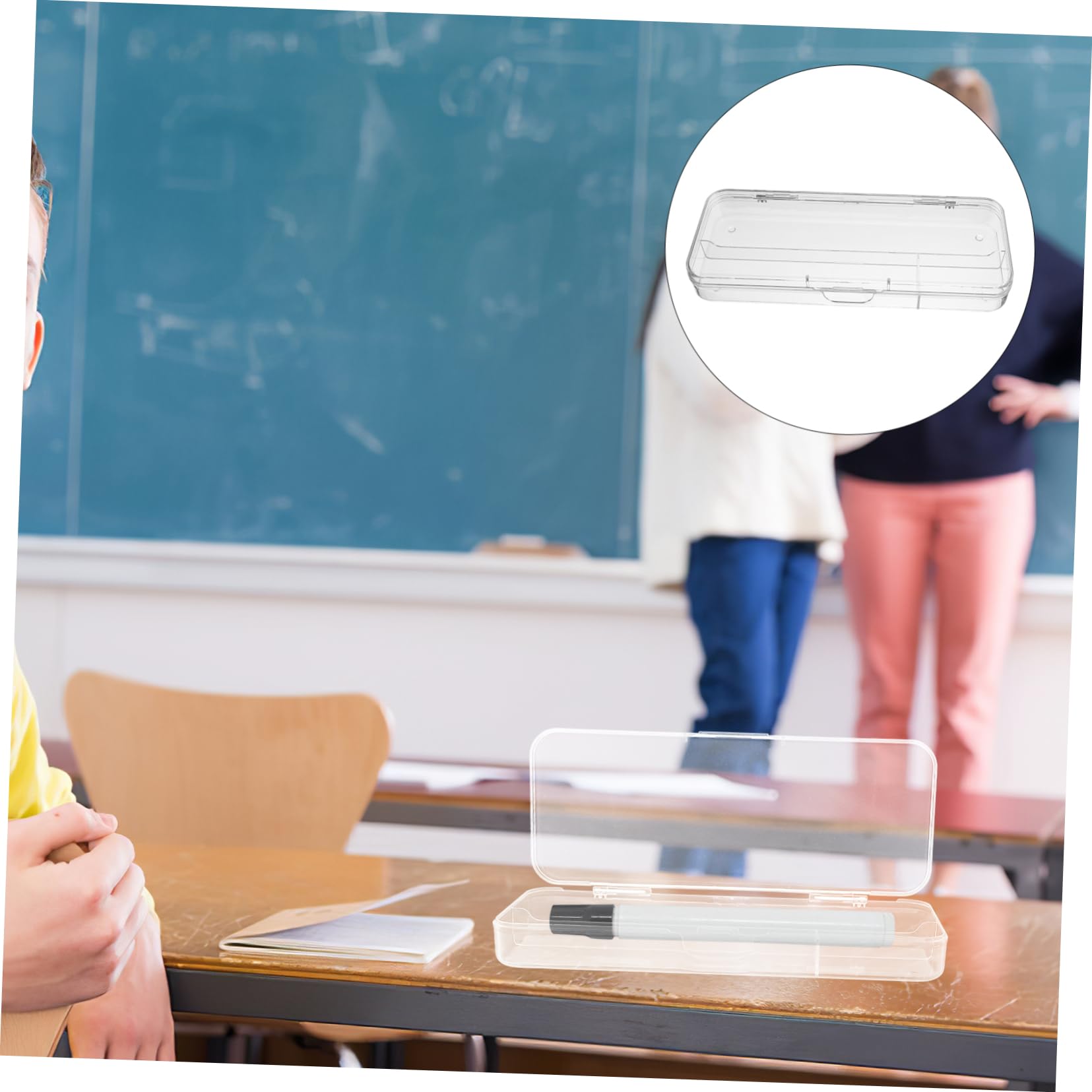 5pezzi Pencil Box Organizzatore Per Portamatite Impilabile Riutilizzabile Per e Scuola Capacità Per Insegnanti e Studenti