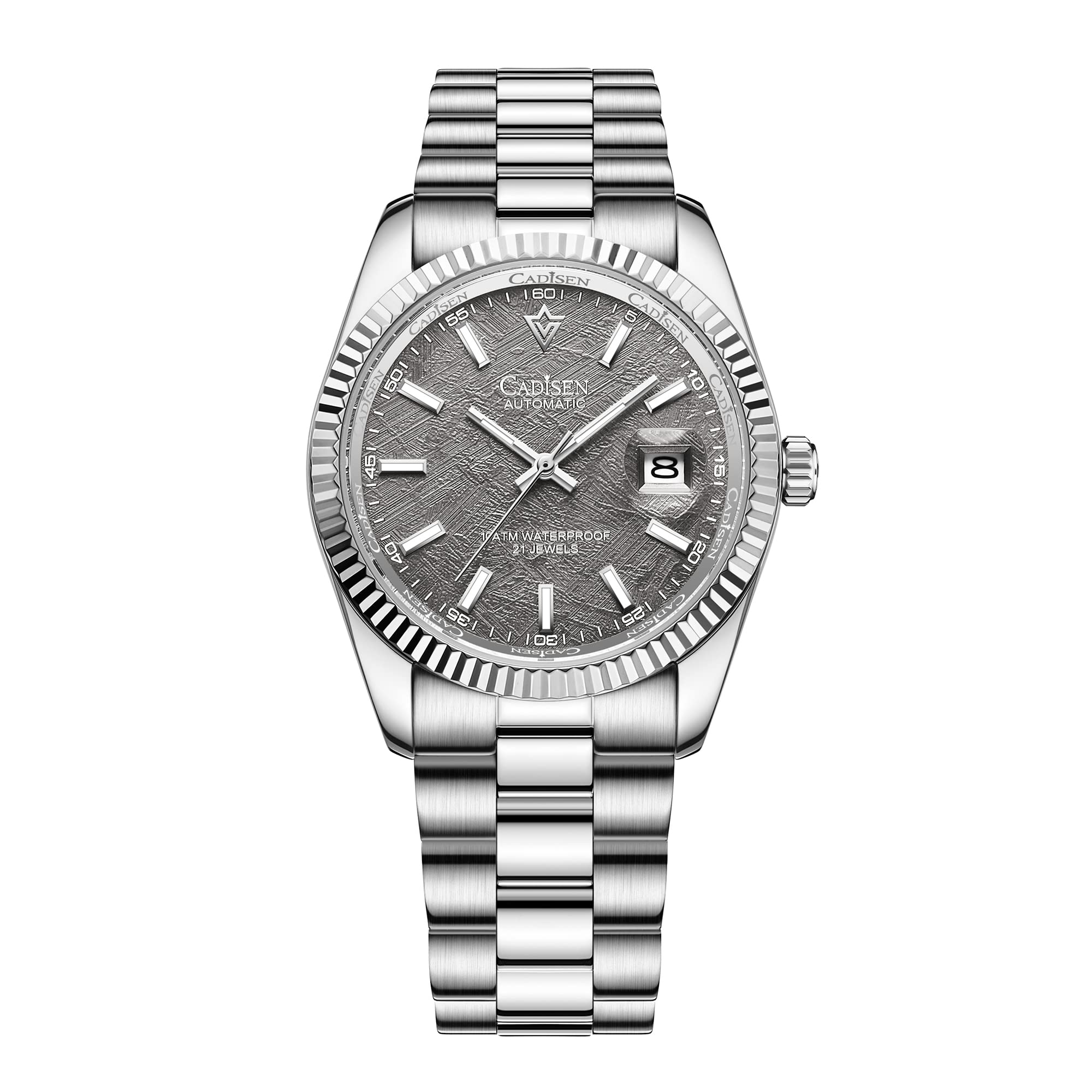 CADISEN Automatic Watches Mens Mechanical Business Waterproof Stainless Steel Wristwatch, 8215 GOLD (B0C1ZK6LJB) Amazon Price History, Amazon Price Tracker
