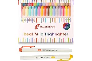 Real Mild Highlighters Assorted Colors