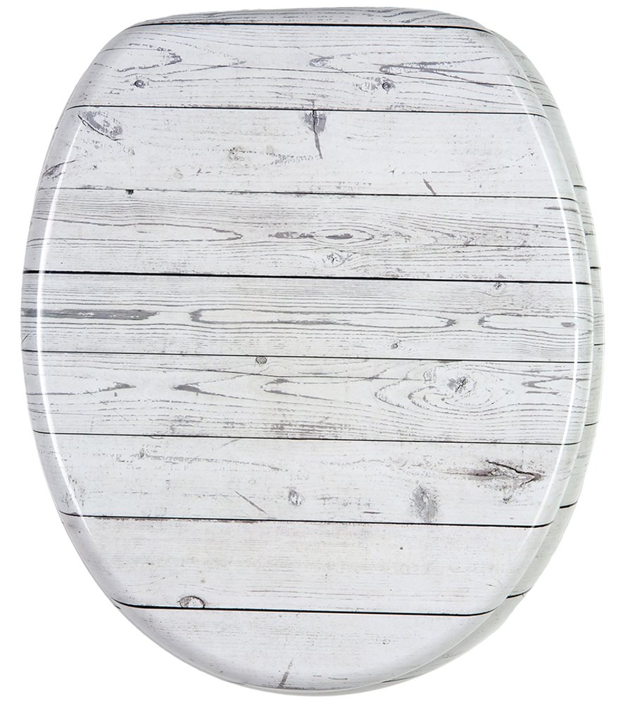 Sanilo Tapa de inodoro con cierre suave, gran selección de atractivos asientos para WC y duradera de madera (Timber)