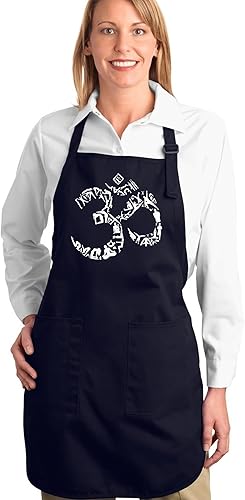 Palabra Arte delantal El símbolo de OM Out de yoga poses- la Pop Art