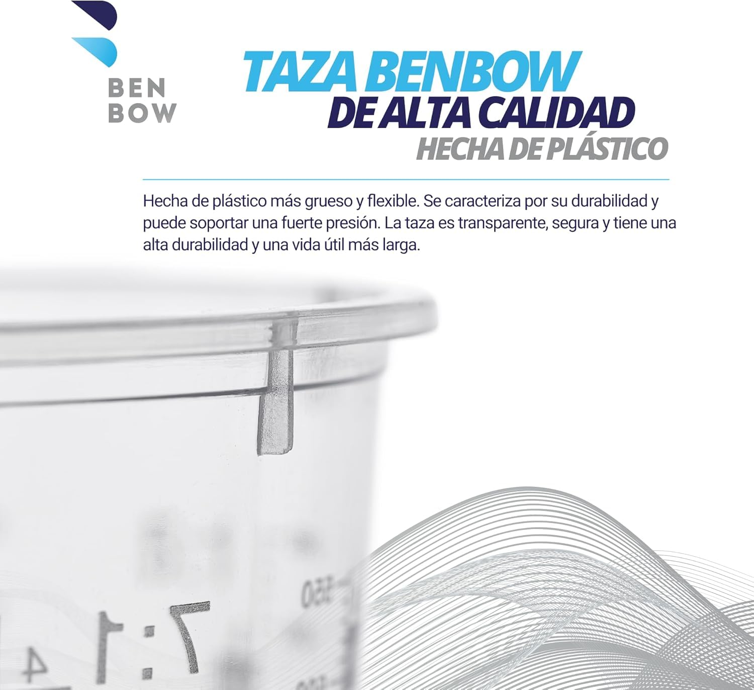 BenBow Vaso Medidor Profesional 100x 1370ml con 12x Tapa - Escala Diversa - Vaso Con Escala, Vaso Para Mezclar, Vaso Para Mezclar Pintura, Vaso Para Medir, Vaso Para Pintar, Vaso Para Mezclar