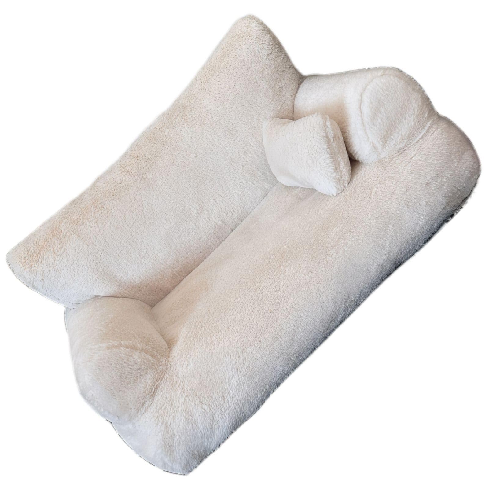 Pet Sofa Bed for Small Dogs and Cats with Pillow, Soft Indoor Pet Couch with Removable Washable Cover