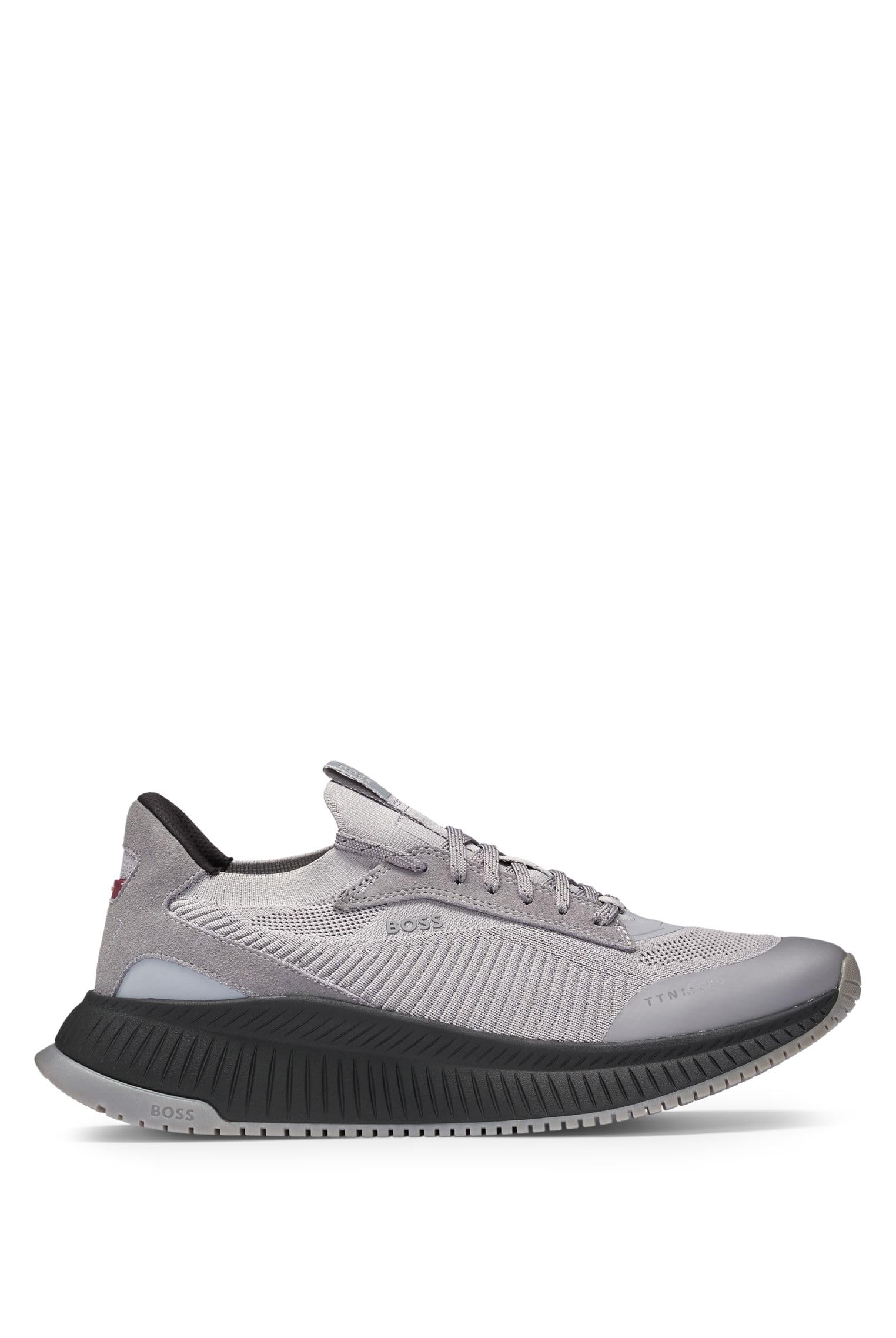 BOSS Herren TTNM EVO Slon TTNM EVO Sock-Sneakers mit gestricktem Obermaterial und Fischgrät-Sohle Größe