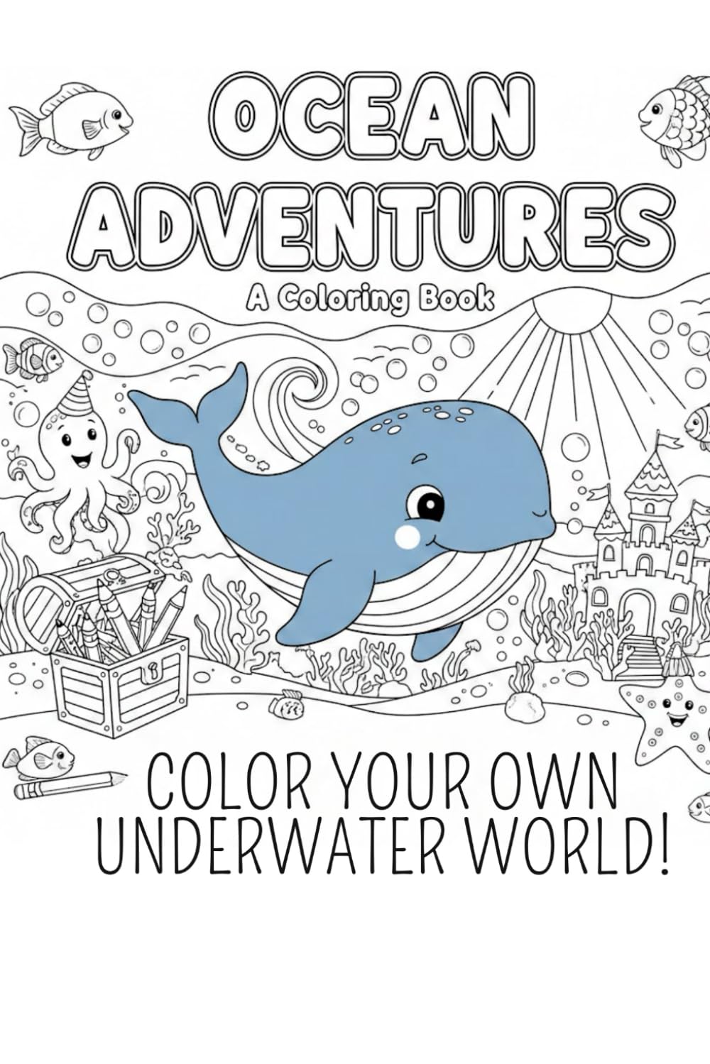 OCEAN ADVENTURES: A Coloring Book