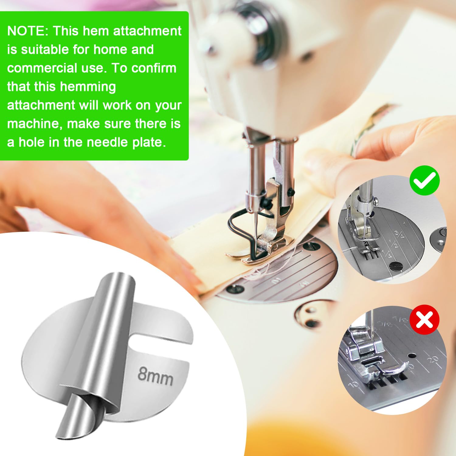 Plaque Positionnement Machine à Coudre - 4 Pièces - Guide Couture DIY