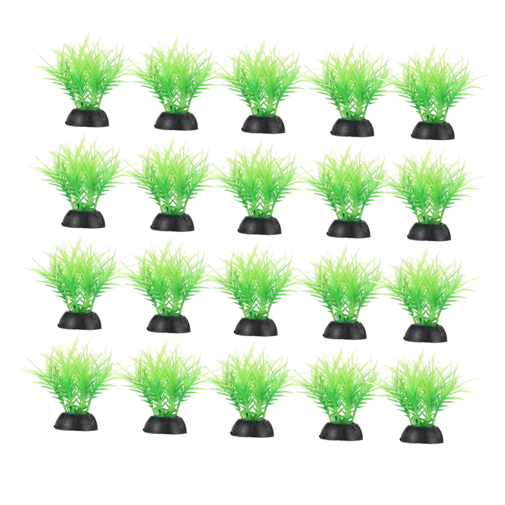 Hemoton 20Pcs Artificial Aquarium Plants Realistic Underwater Water Grass for Fish Tank Decoration Lifelike Aquatic Plant Ornaments Enhance Aquarium Landscape with Style