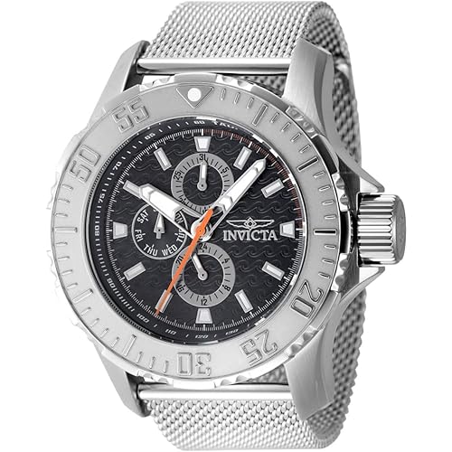 Invicta Men's Analog Quartz Watch with Stainless Steel Strap 48010