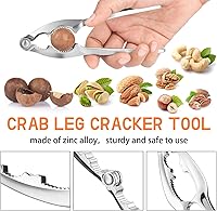 Vista 5 de Zhehao Juego de galletas y púas de langosta para fiestas de mariscos, suministros para cenas, herramienta de patas de cangrejo de acero inoxidable