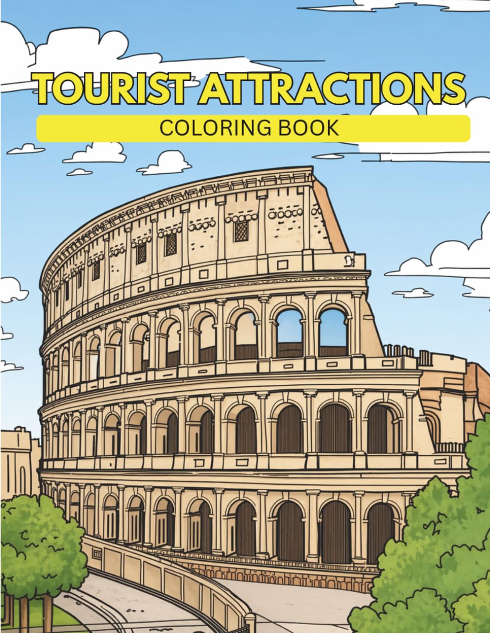 TOURIST ATTRACTIONS - Coloring Book