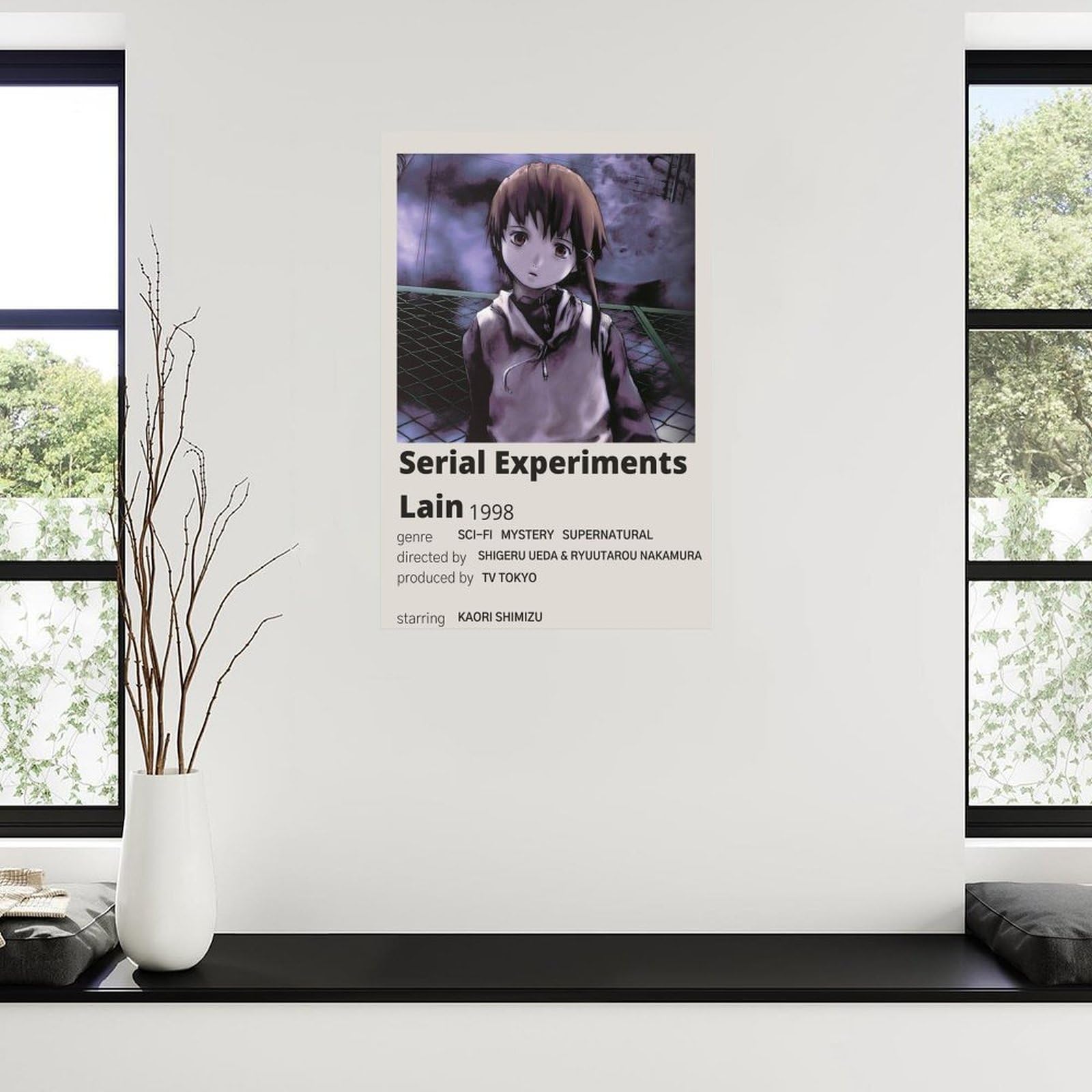 Serial Experiments Artwork Serial Experiments Lain Figure Serial Experiments Lain Anime Poster ...