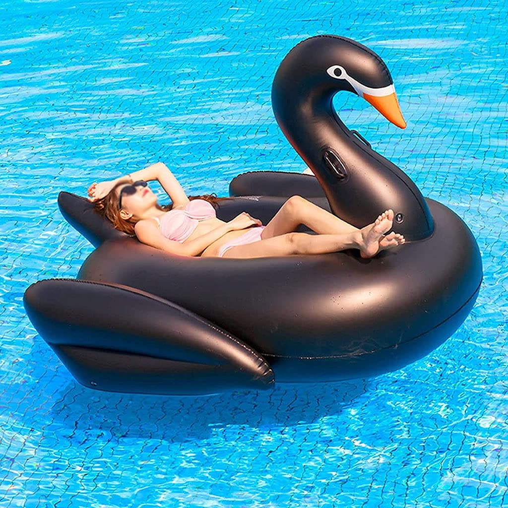 Aufblasbarer Getränkehalter – Schwarzer Schwan Für Pool, Whirlpool & Strand