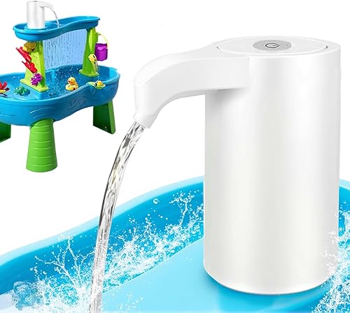 Bomba de mesa de agua alimentada por pilas, bomba de agua para mesa de agua de 4 horas de uso continuo, mini bomba de agua divertida de verano al