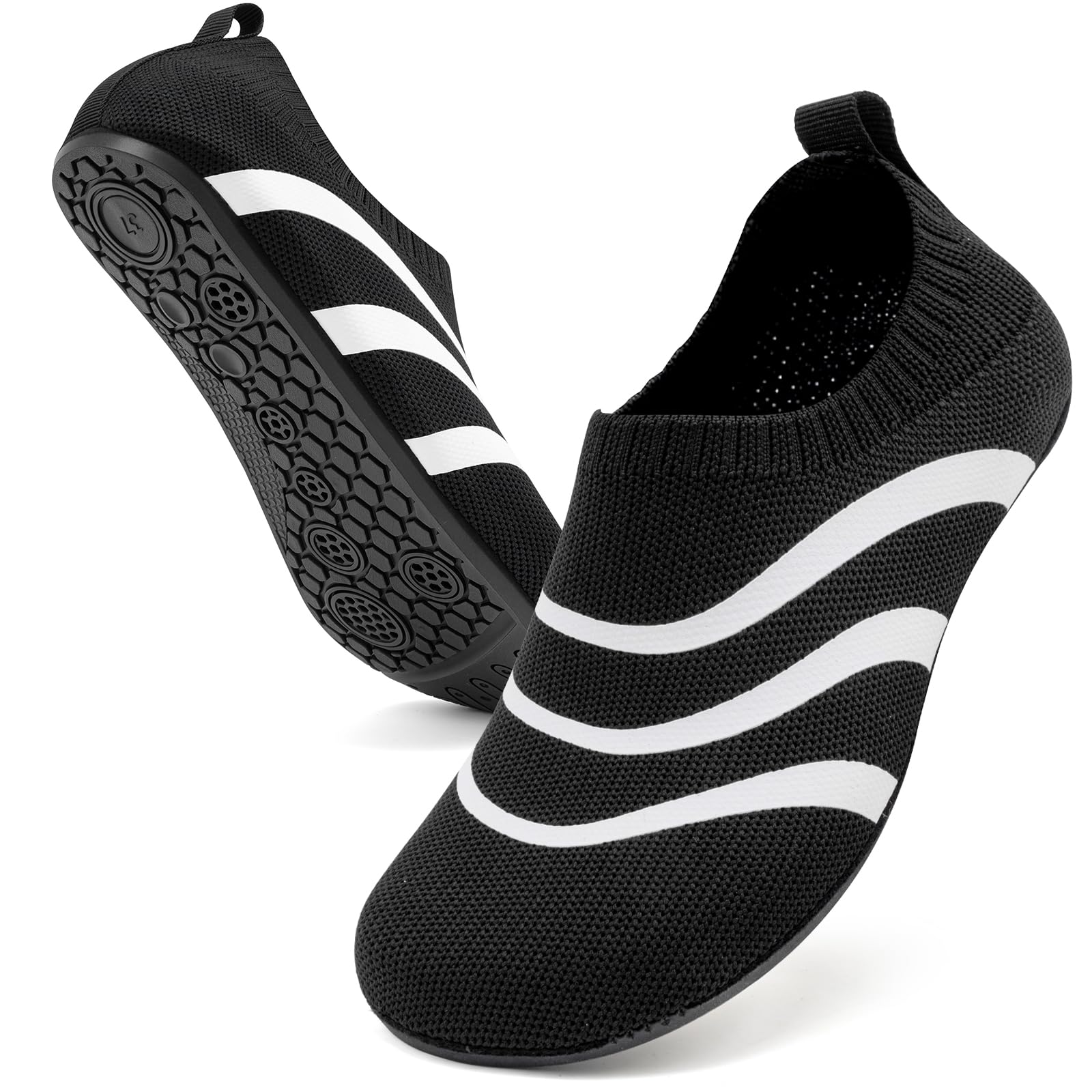 Sosenfer Hausschuhe für Herren und Damen, rutschfest, Slip-On-Slipper, Unisex