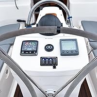 Vista 7 de Nilight Caja de interruptor basculante, 3 bandas 12 V SPST, enciende, apaga, PD tipo C, QC 3.0, cargador USB, voltímetro, impermeable, aluminio