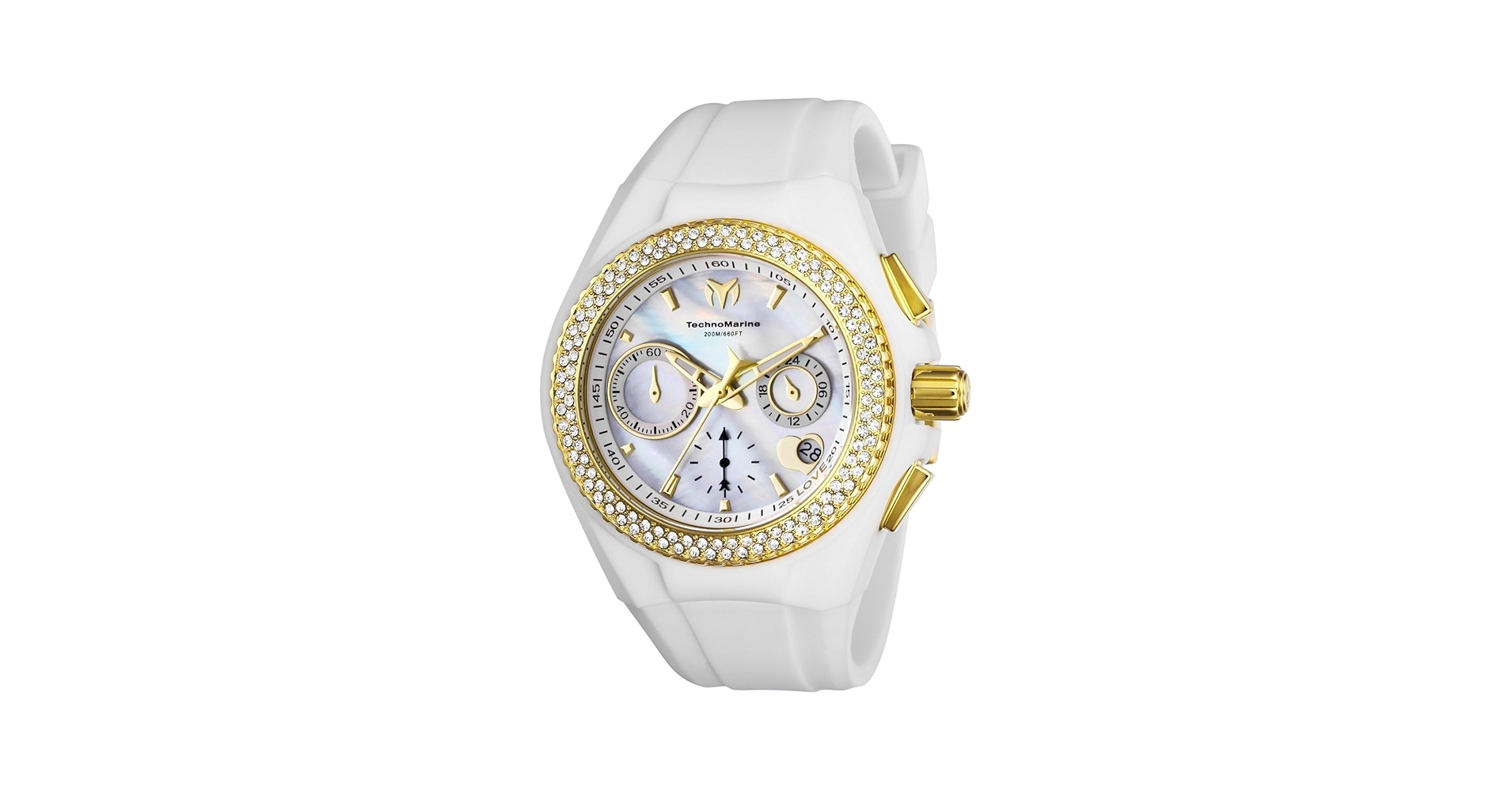 Amazon.com: Technomarine Lady Cruise Valentine Quartz Watch