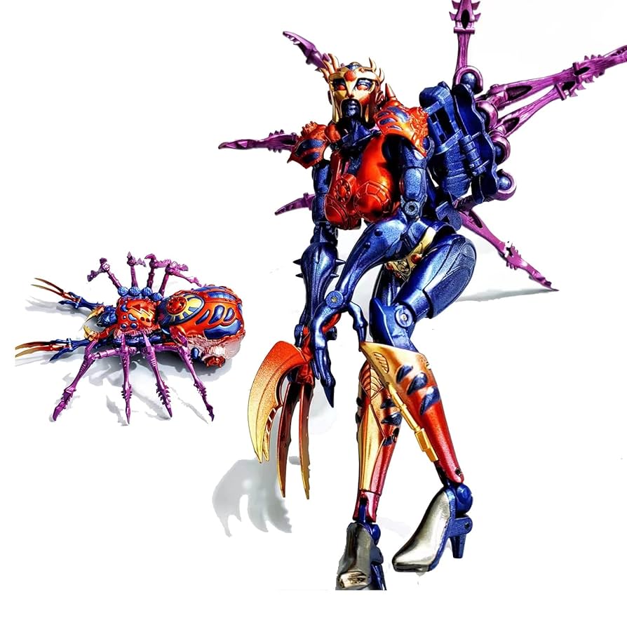 トランスフォーマー　ブラックウィドウ っぽい変形おもちゃ トランスフォーマー ブラックウィドウ っぽい変形おもちゃ