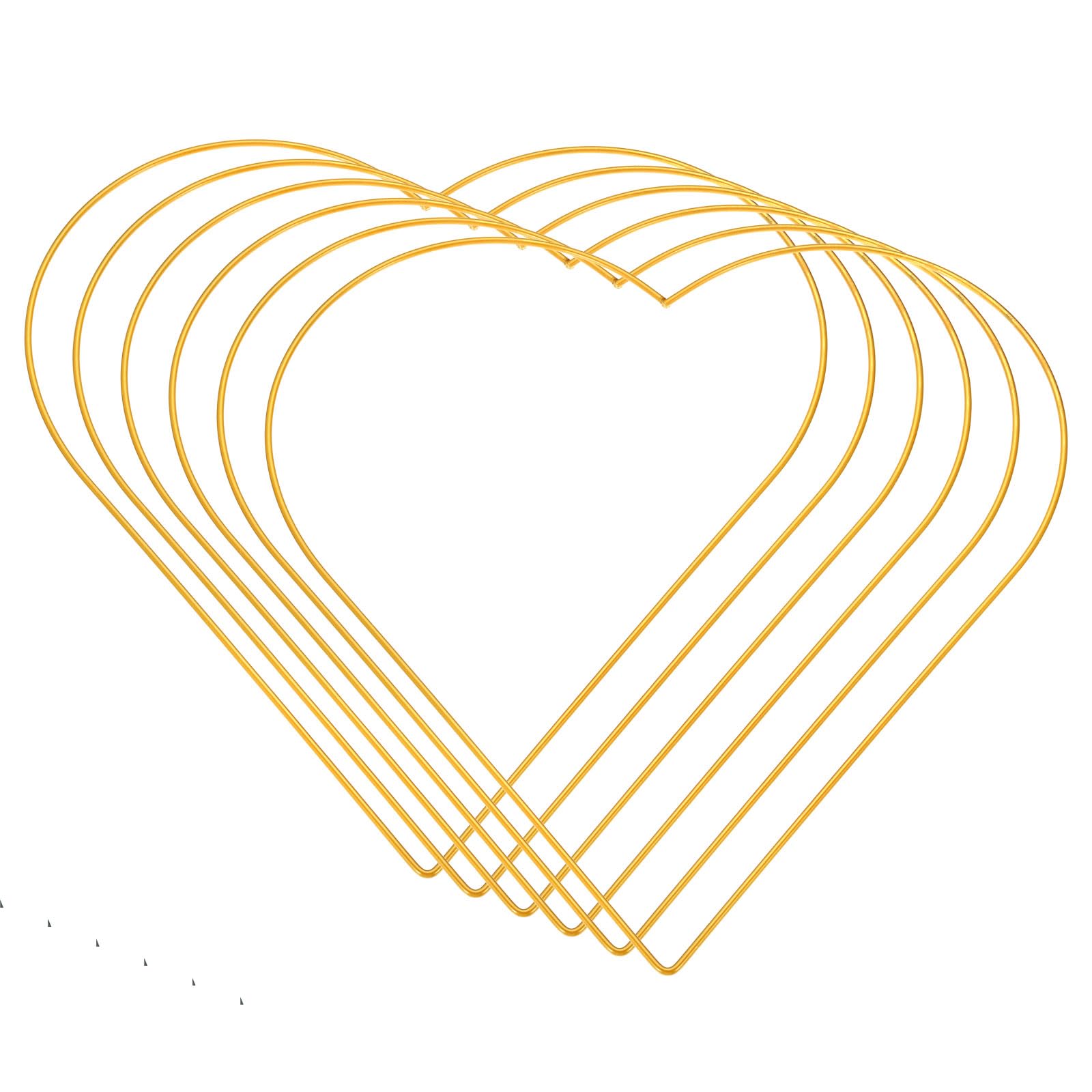 Aros de metal corazón para decoración de bodas y proyectos de decoración de pared romántica