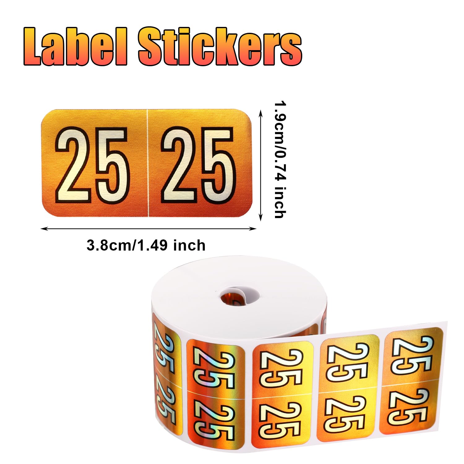 500pcs 2025 Year Stickers - Image 2