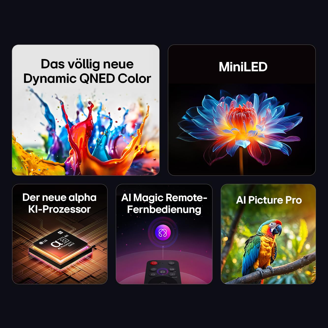 LG 50QNED86A6C TV 50 Zoll (127 cm) 4K QNED evo AI TV (α7 Gen8 4K AI Prozessor, webOS 25, 60Hz) [Modelljahr 2025]