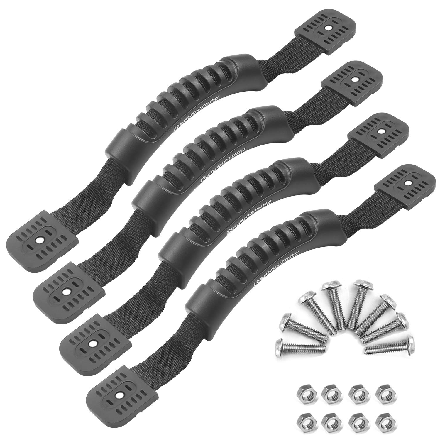 Poignée De Transport Pour Kayak/Canoë - Caoutchouc Et Nylon - Noire - Longueur 25 Cm - 6