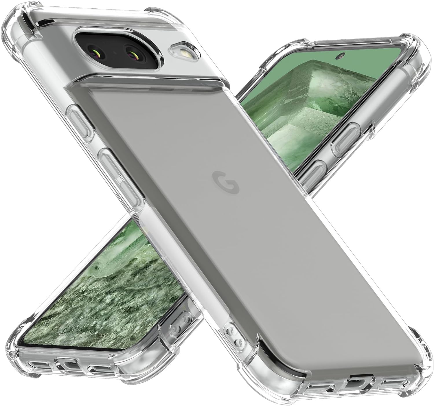 Suncase Trasparente Custodia IN Silicone Compatibile Con Google Pixel Suncase Trasparente Custodia IN Silicone Compatibile Con Google Pixel