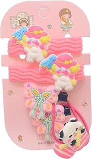 مجموعة اكسسوارات شعر للبنات من دافان - متعددة الألوان