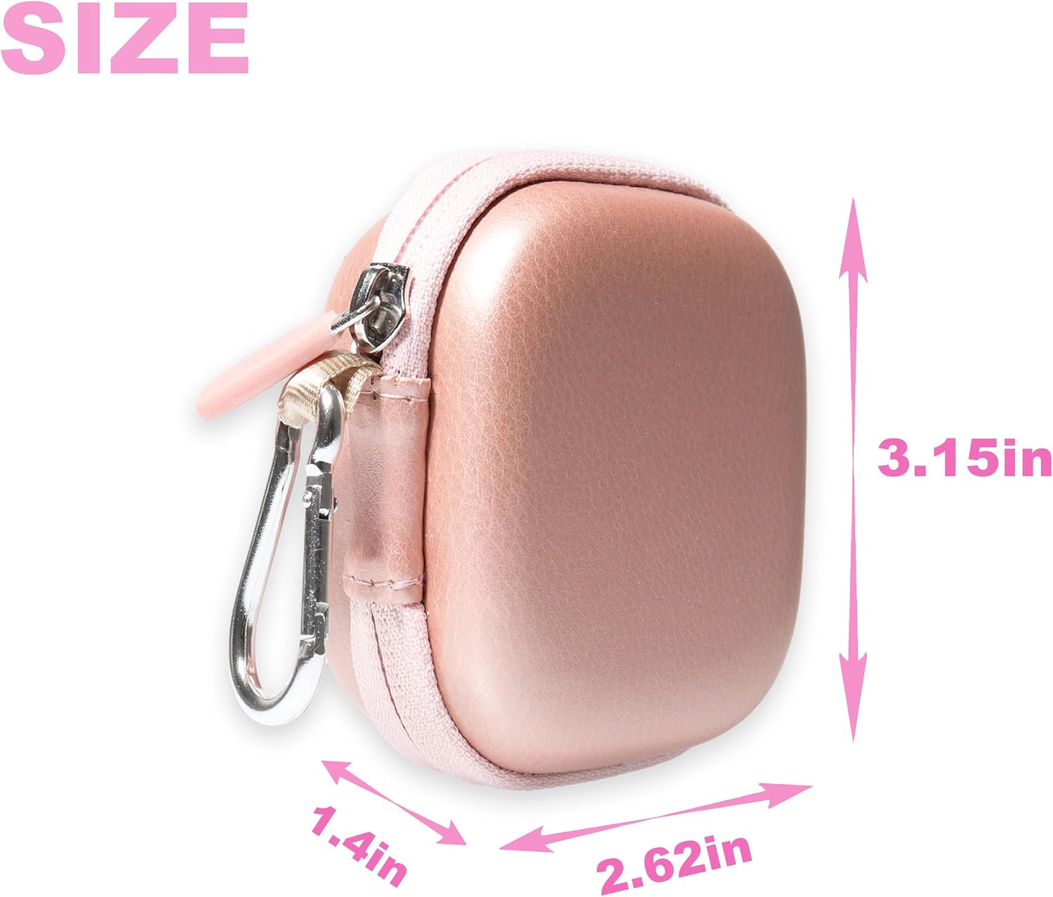 Case for Aptkdoe Earbuds 75hrs 5.3 Headphone Sport (Rose Gold)