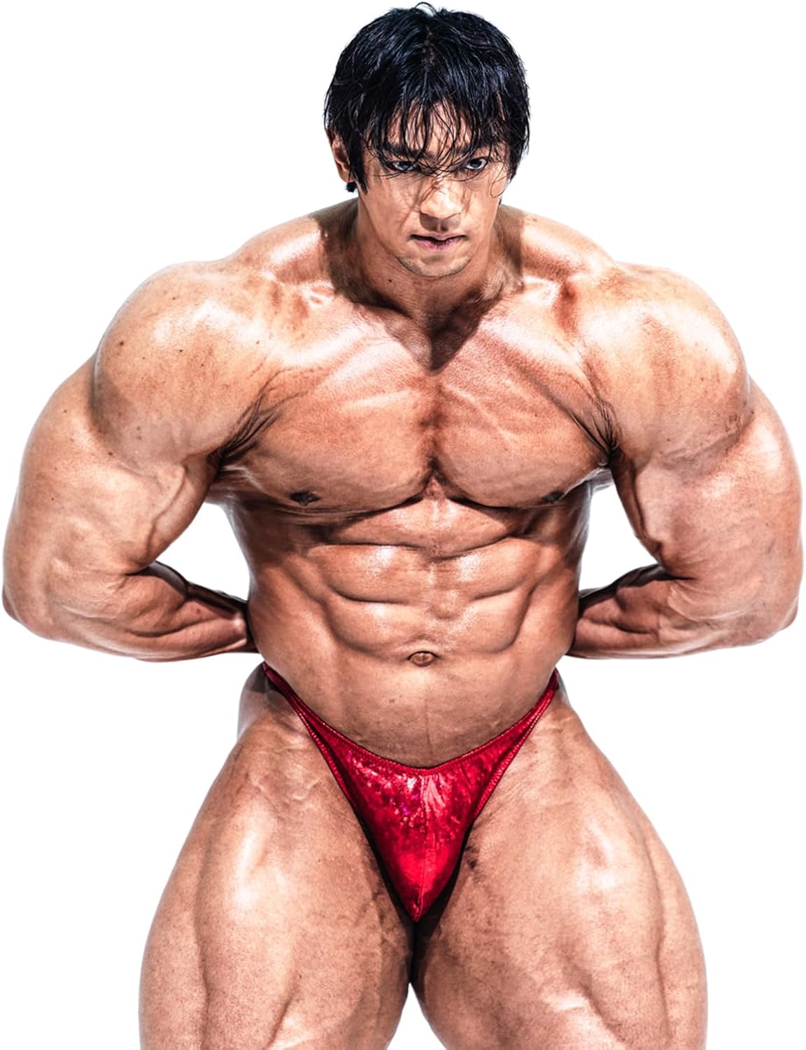 FIED Bodybuilding Posing Trunks – Handmade in Korea, Competition-Ready - HOLOGRAM