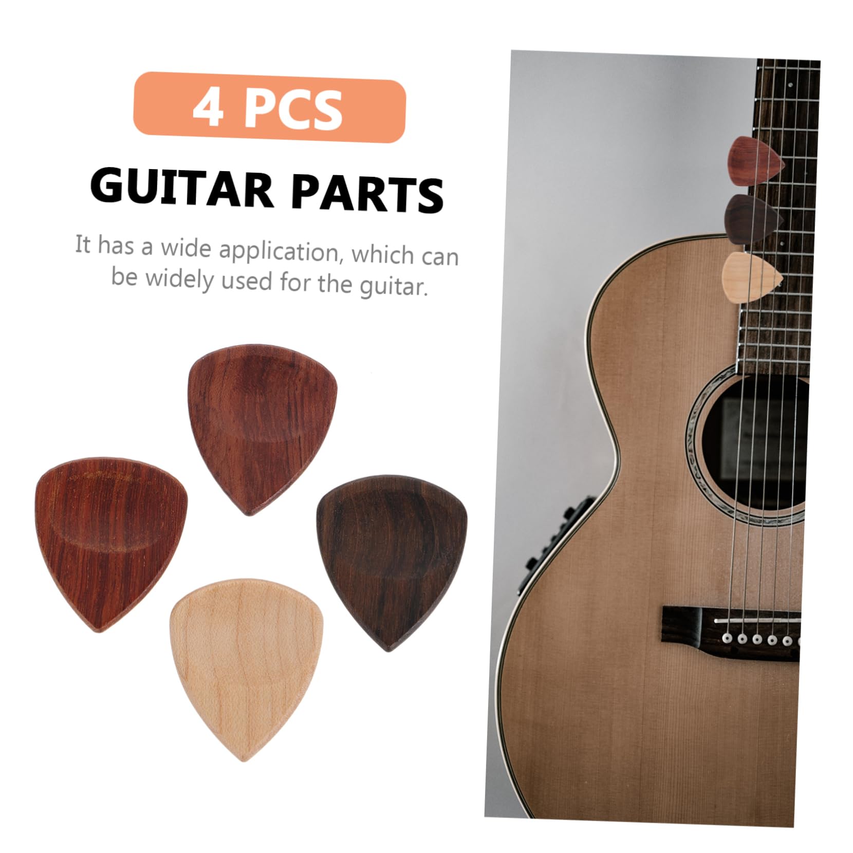 HEMOTON 20pezzi Plettri Per Chitarra e Accessori Per Musicisti Facili Trasportare e Utilizzare