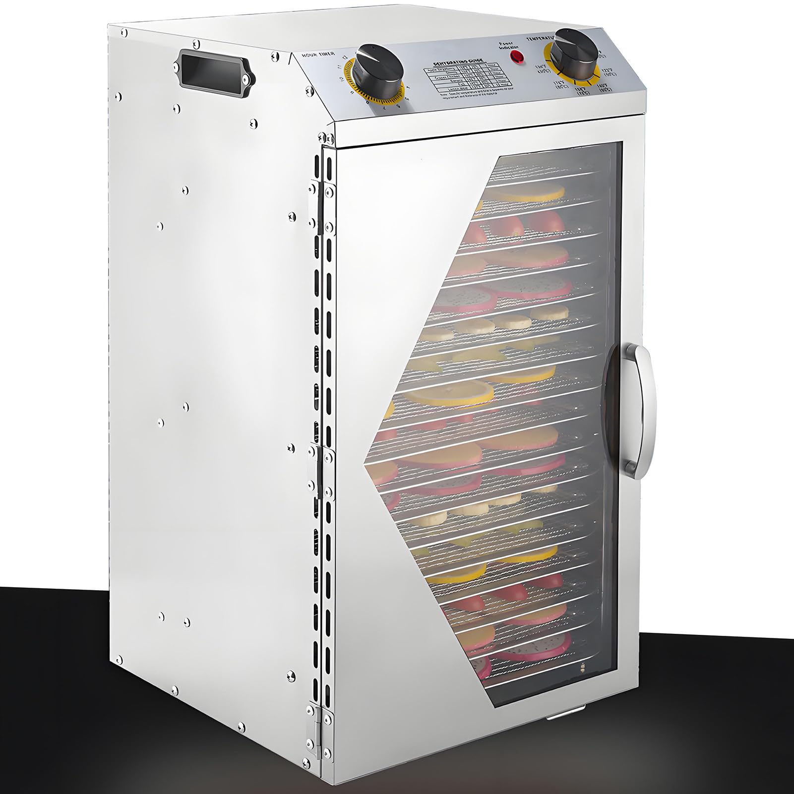 Electric Food Dehydrator,Stainless Steel Commercial Meat Dryer 18tiers