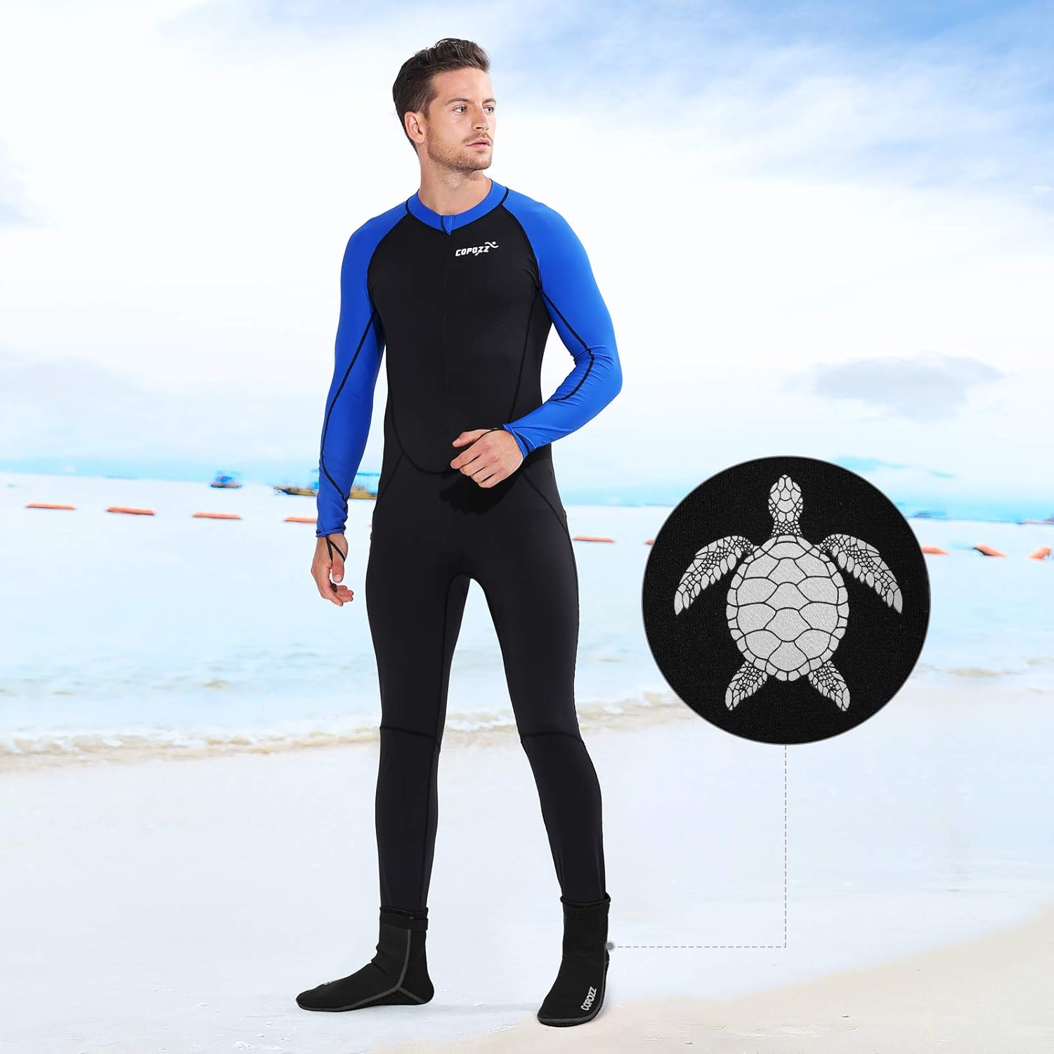 COPOZZ Diving Socks 3mm Neoprene Beach Water Socks-Anti Slip for Snorkel Swim Youth Men Women - Image 2