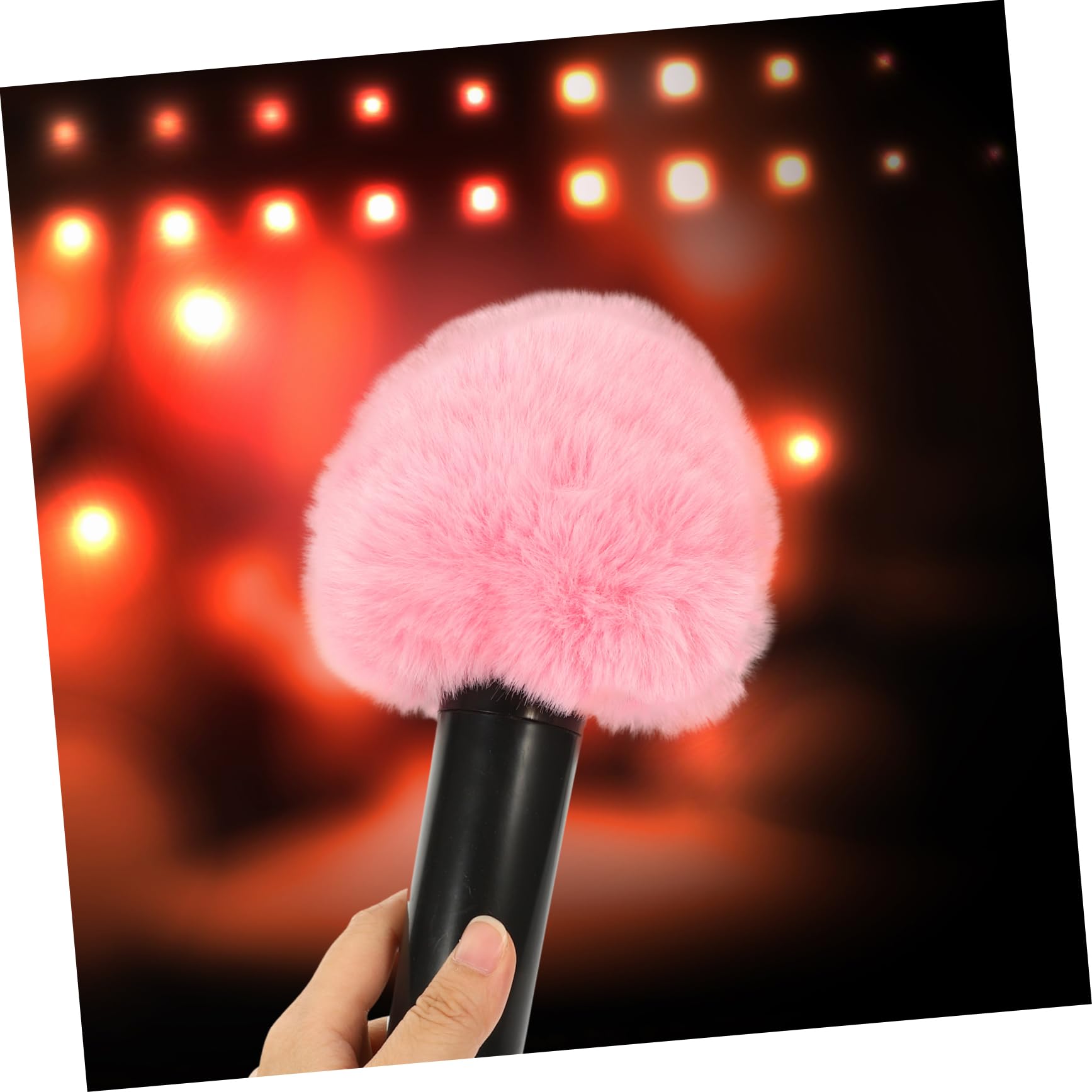 NUOBESTY Mic Protector Cover for Microphone Soft Windscreen Noise Canceling Design Protects Against Wind and Elements for Ktv and Live Performances