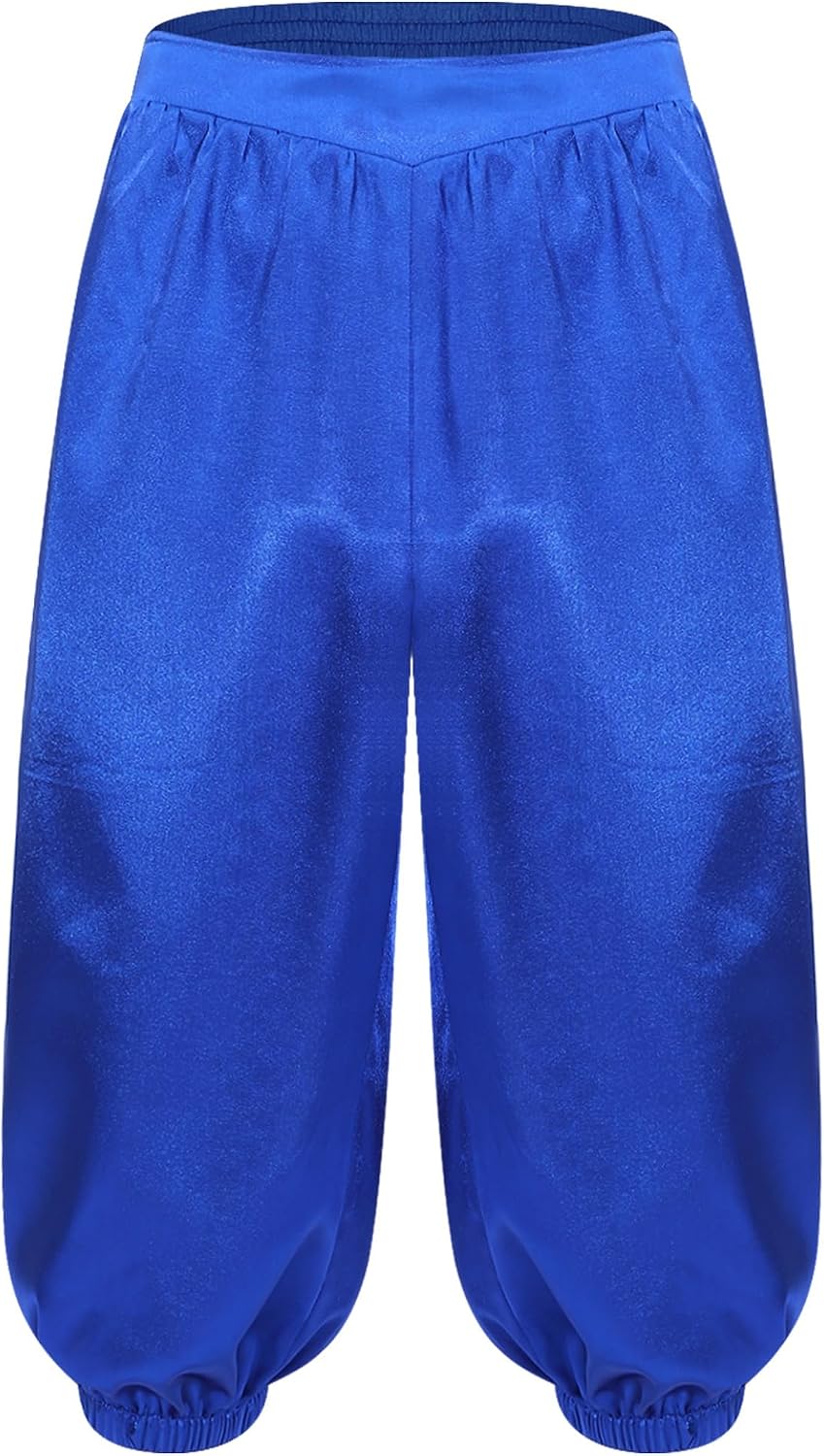 Hedmy Men Waistcoat Top Capri Harem Pants 2 Piece Set