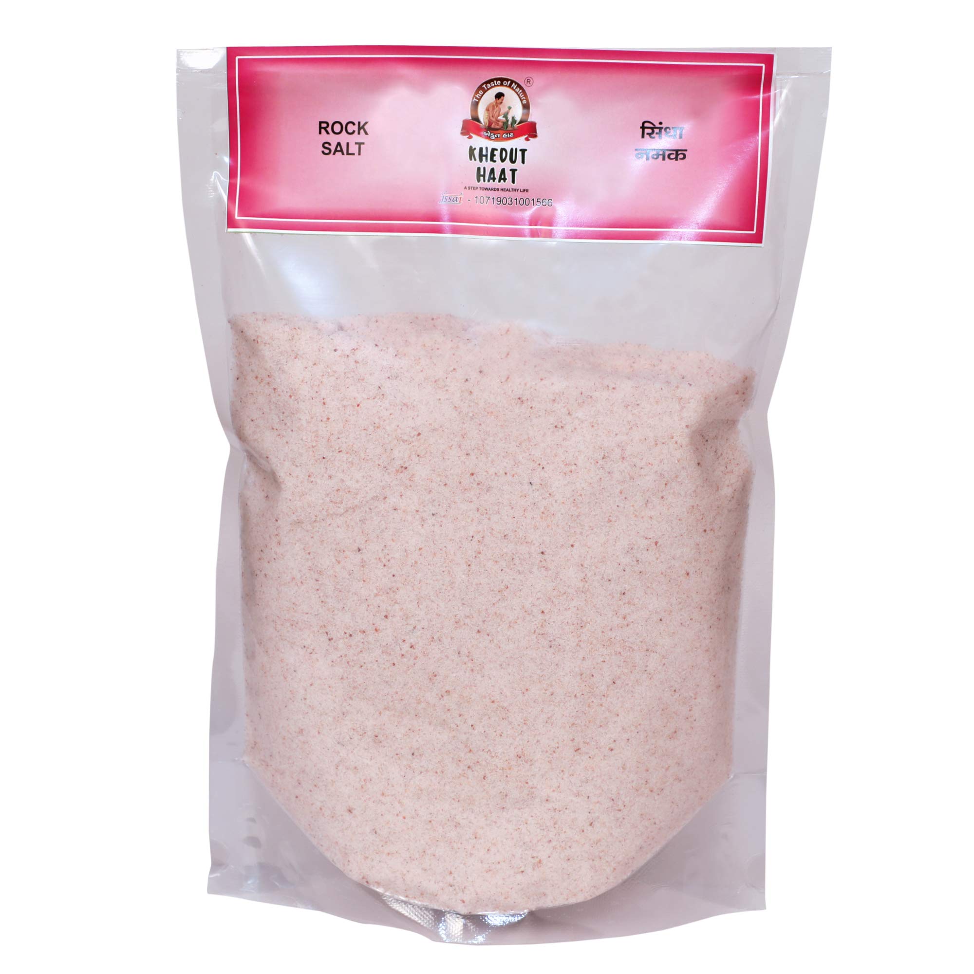 KHEDUT HAAT Sindha Namak, Himalaya Pink Namak, Rock Salt, 5 kg