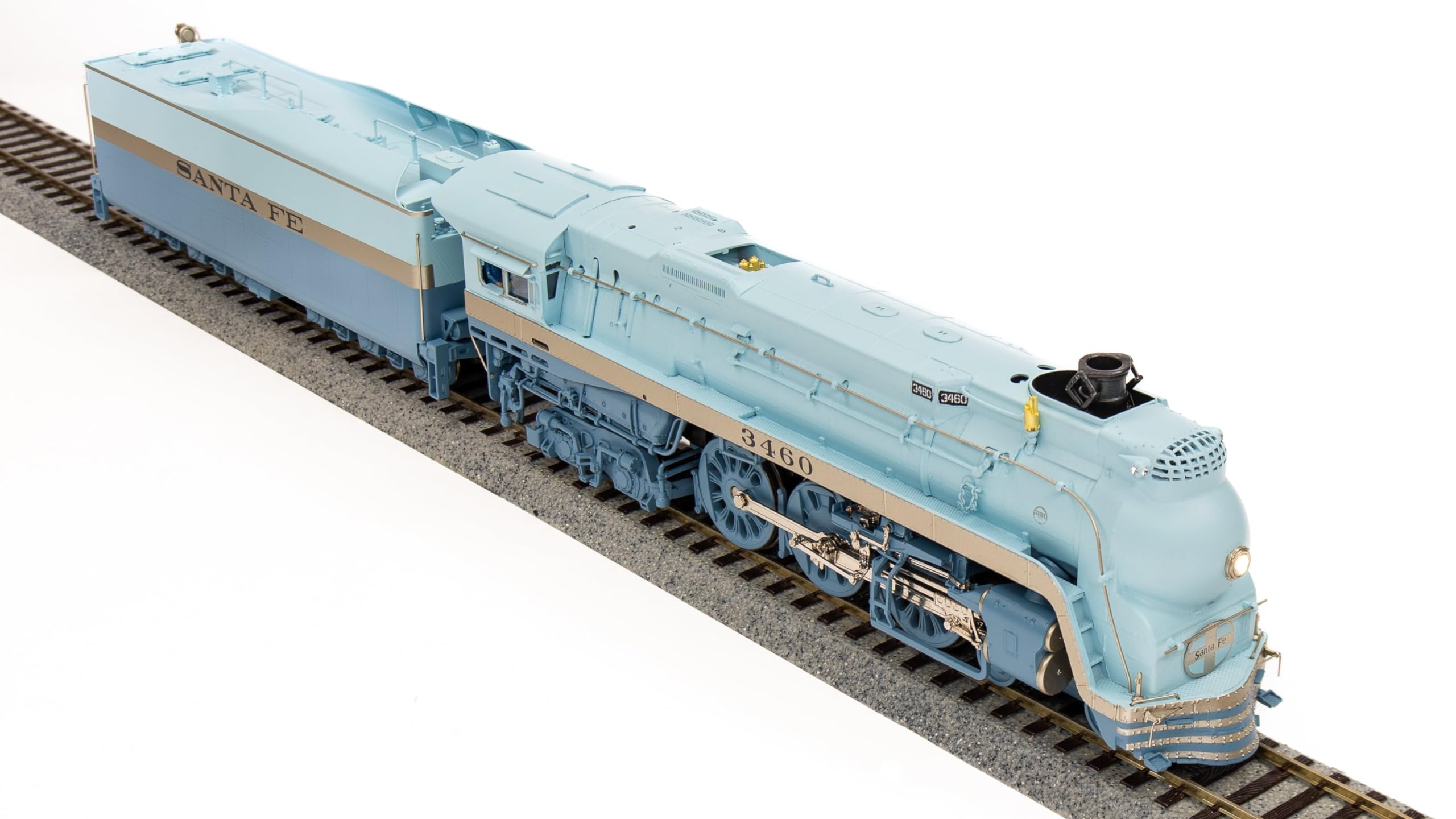 Amazon.com: Broadway Limited 7395 ATSF Blue Goose, #3460, 1951