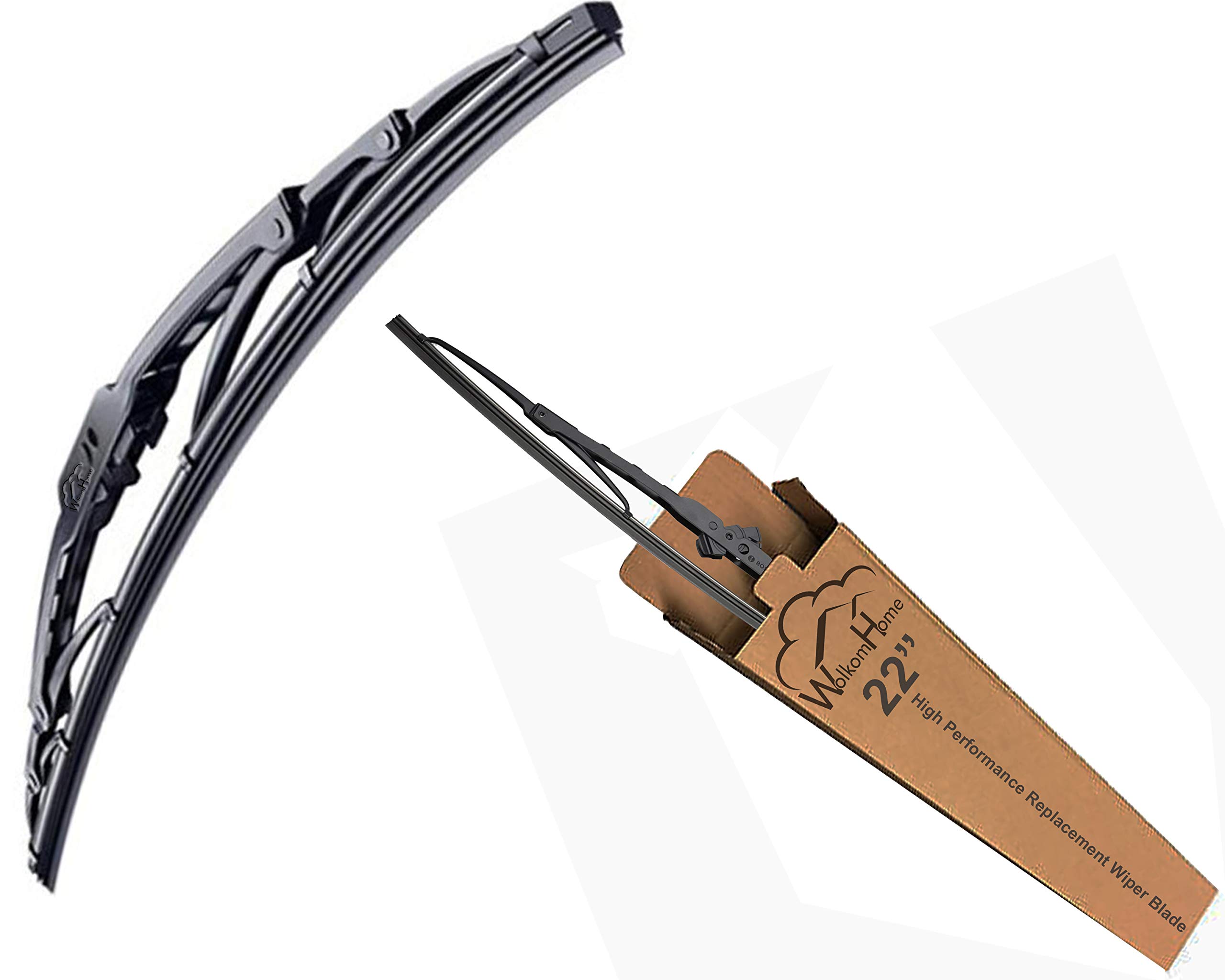 WolkomHome High Performance OE Car Wiper Blade Replacement 22 inch Universal
