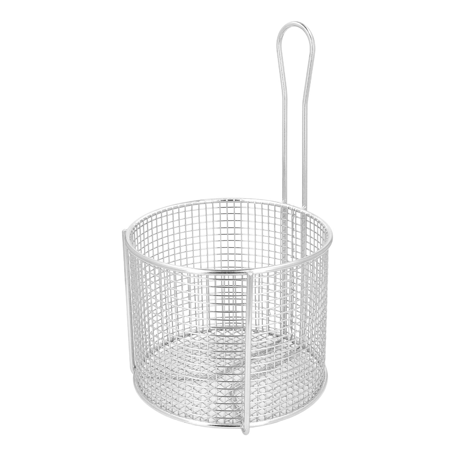 TOPINCN Cesta de Freír Redonda de Acero Inoxidable con, Freidora de
