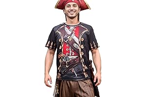 Pirate Costume T-shirts for Boys Girls Men Women for Party