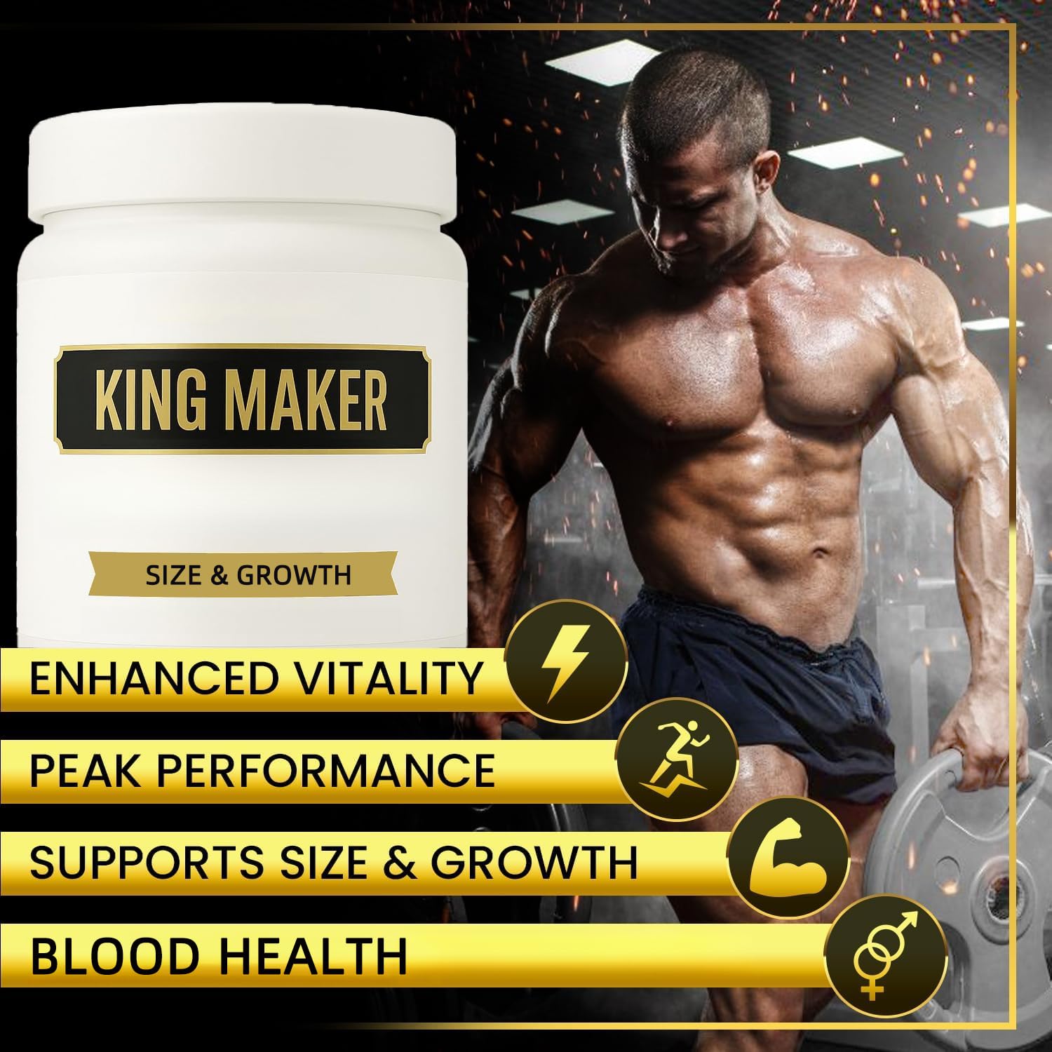 KING MAKER, Complejo de vitalidad natural y minerales, 2 piezas | apoyo  energético para hombres; aumentar la vitalidad duradera; aliviar la fatiga  diaria; mejorar la resistencia física : Amazon.es: Salud y cuidado personal