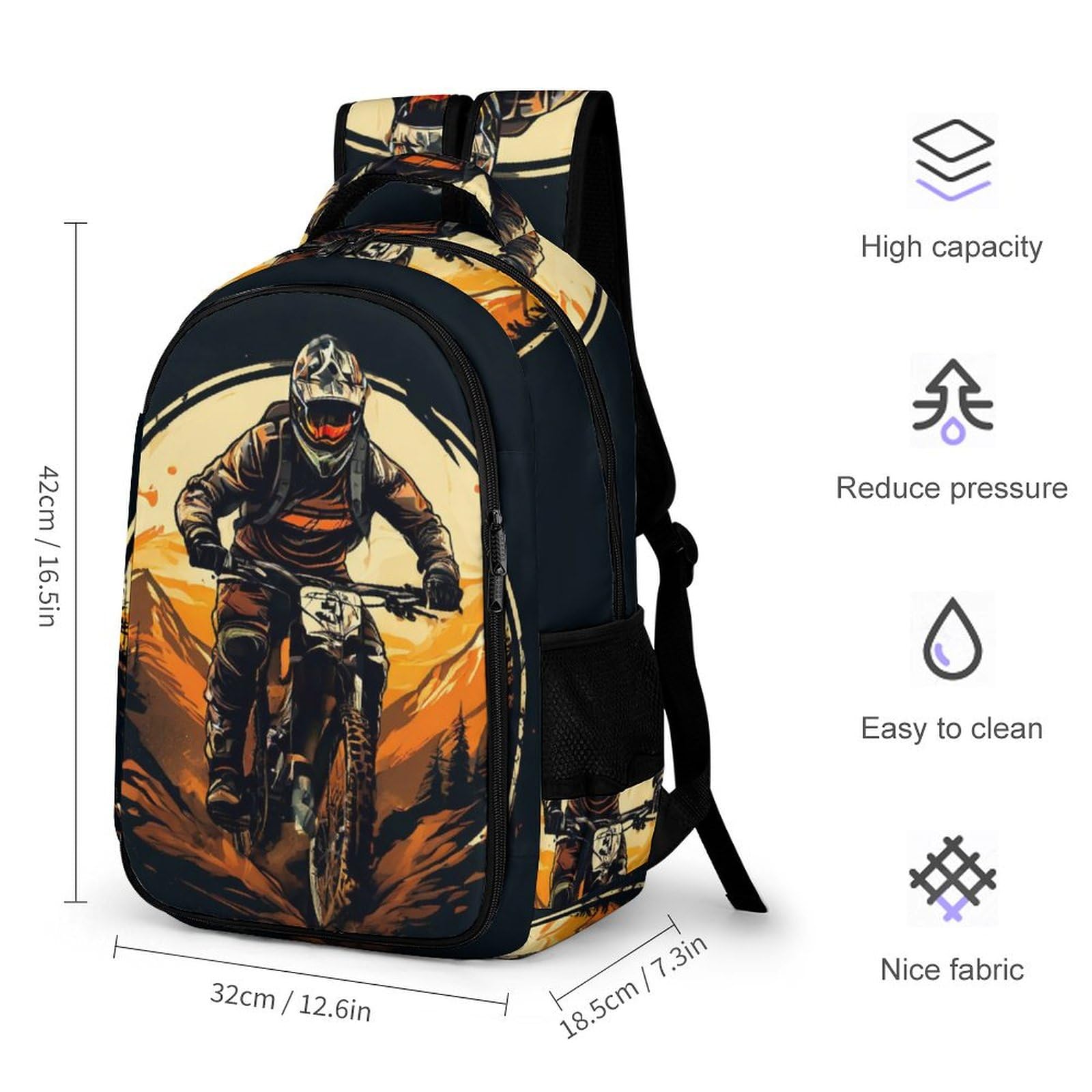 Motocicletas Mochilas Para Niños Bicicleta De Montaña Mochilas Escolares Para Niños En Edad Preescolar De Jardín De Infantes Secundario Mochilas Para Caminar