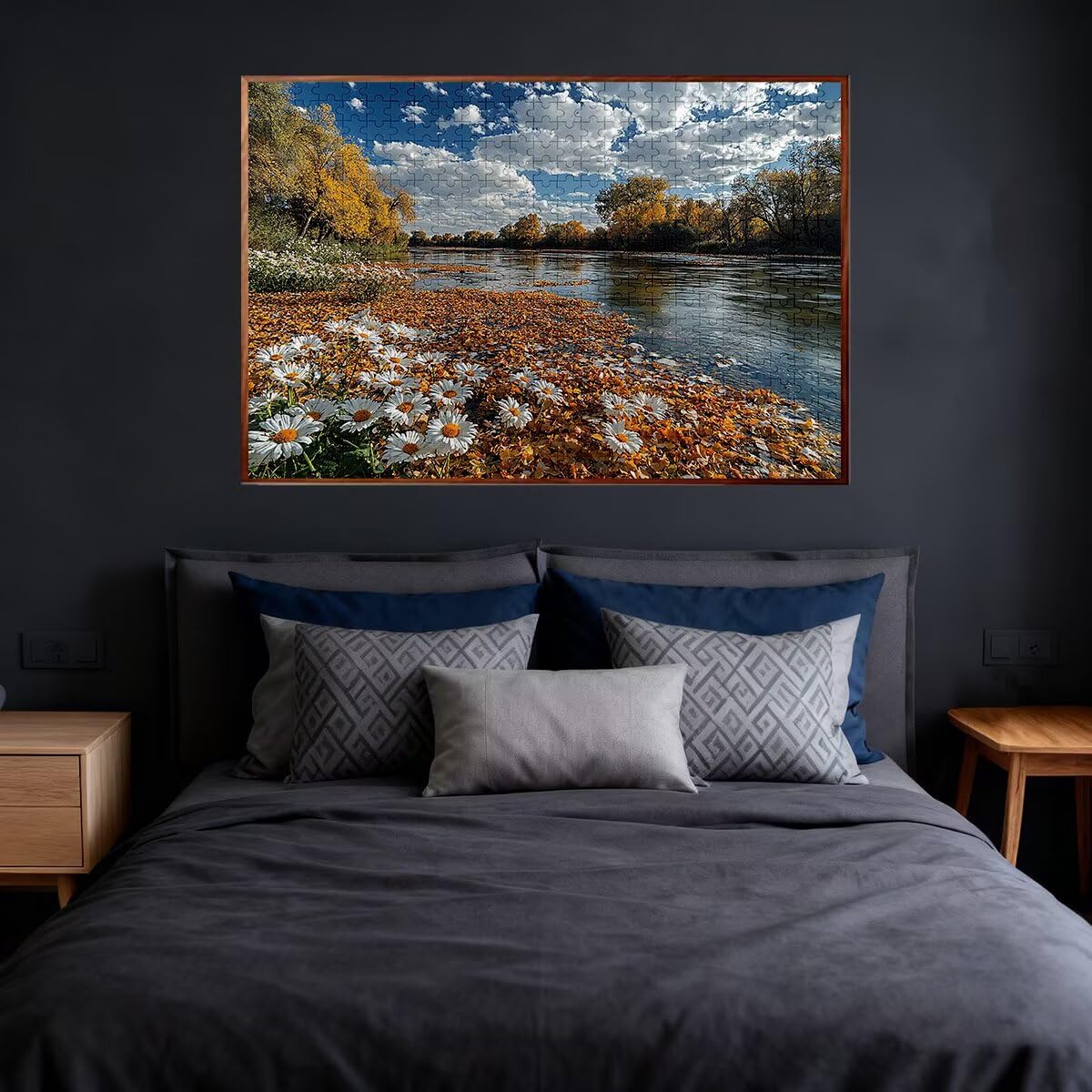 3000 sztuk puzzli dla dorosłych, jesienne puzzle dla dorosłych 3000, niemożliwe puzzle, klasyczne, wymagające gry edukacyjne, drewniane puzzle dla rodzin, prezenty dekoracyjne, motyw: kwiat -2262