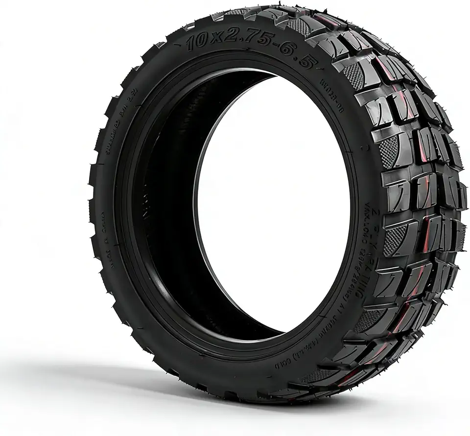 Pneu de aspirador off-road de 25 x 7,5 a 16 cm, à prova de perfuração, à prova de choque, super aderência, pneu externo de substituição, compatível com Iscooter IX3 IX4 IX7 Pro Speedway 5 Dualtron 3