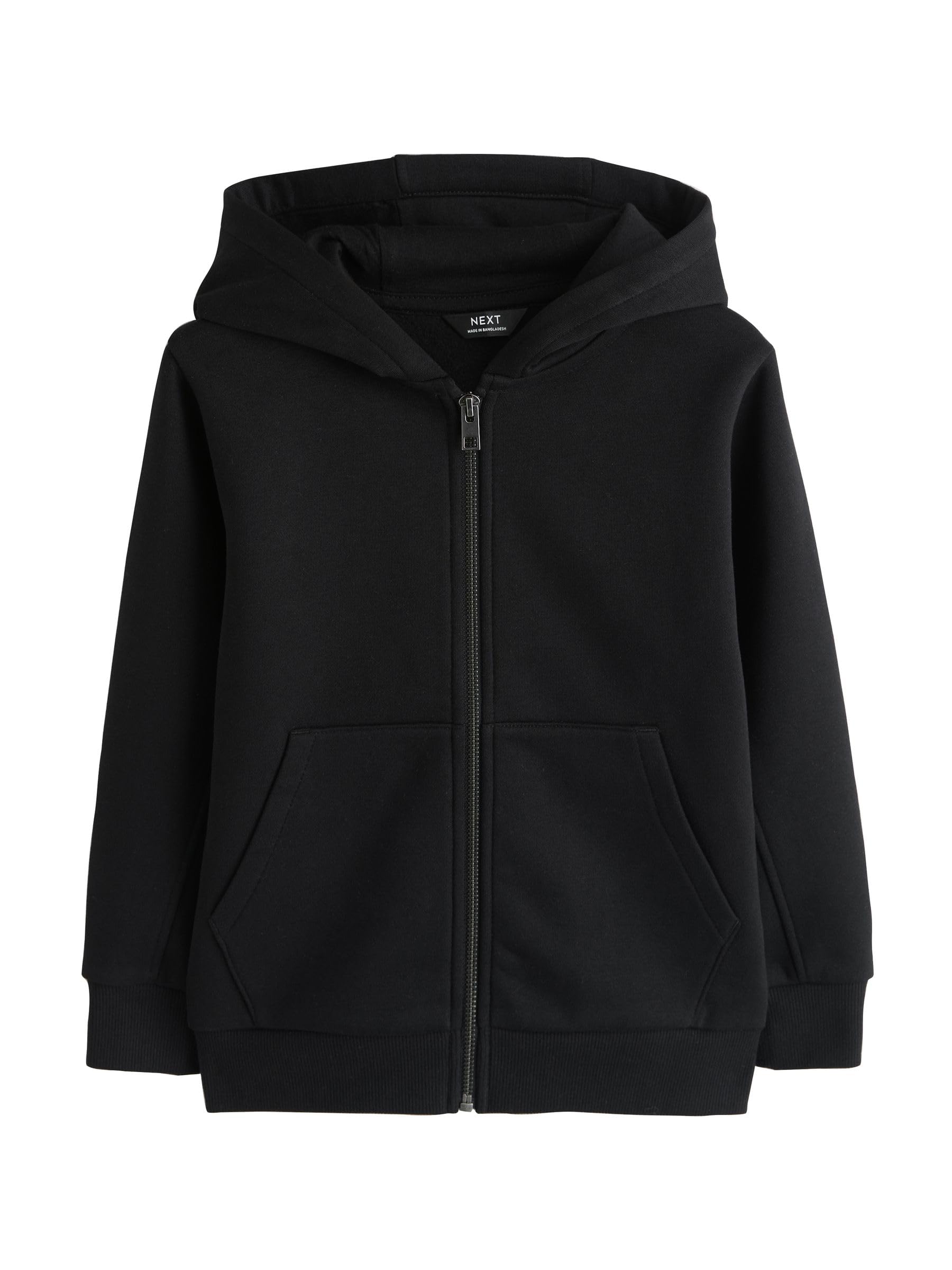 NEXT Ragazzo Confezione da 3 Felpe Tinta Unita con Cappuccio e Zip | Bambino, 2 Pack, Lavabile in lavatrice