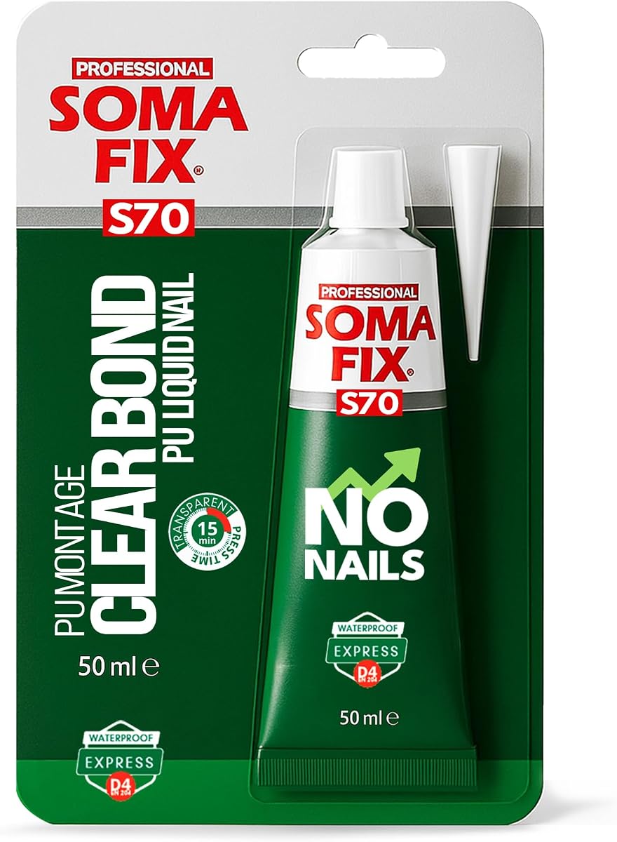 Liquid Nail - Adhesivo de montaje y construcción resistente a la intemperie | Súper pegamento para ladrillo, piedra, cerámica, azulejo, metal, hierro y acero + resistente al calor - 1.7 fl.oz (tubo)
